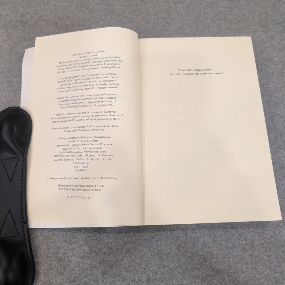 Cervantes' Don Quixote Roberto Gonzalez Echevarria Yale University Press 2015 - Picture 3 of 5